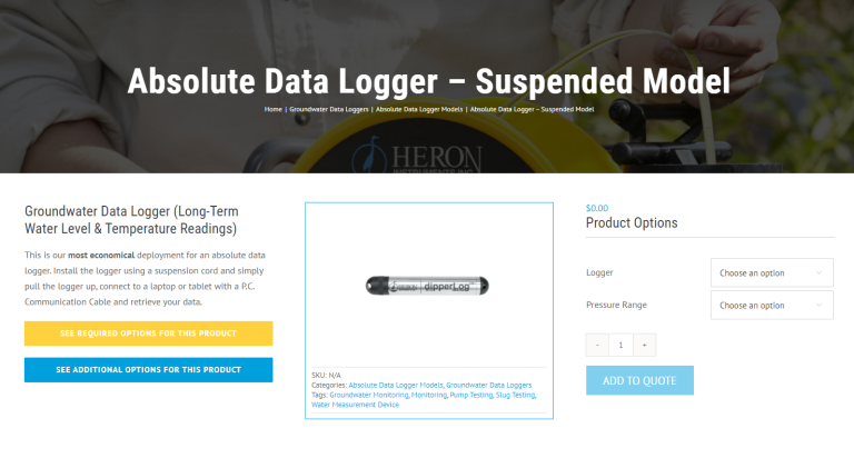 Absolute Data Logger – Suspended Model