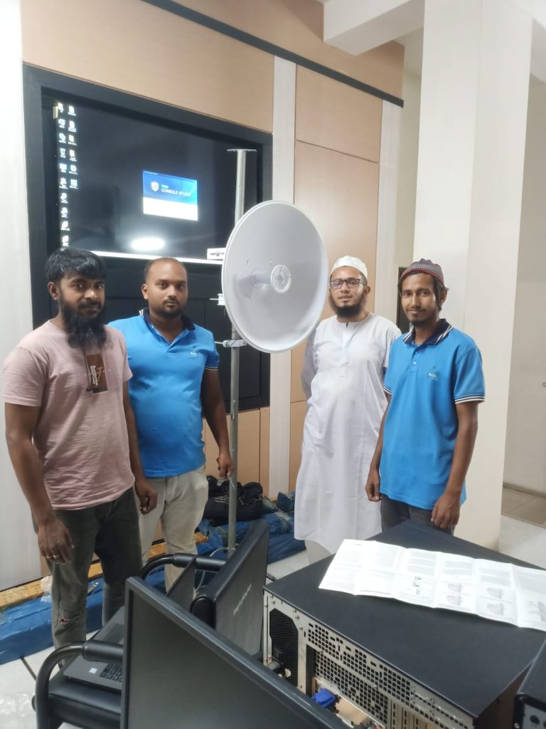 IRP-1 to IRP-2 SCADA controlling communication antenna Arrangement work complete.